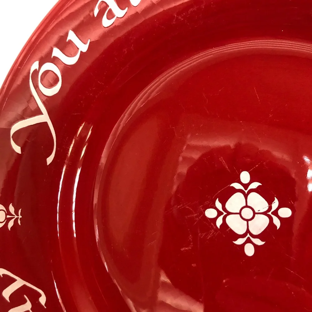 You Are Special Today Red plate